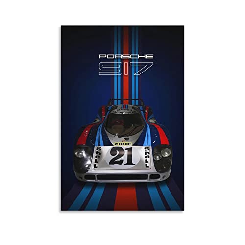 Supercar Poster Porsche 917 Lh Dekoratives Gemälde Leinwand Wandkunst Wohnzimmer Poster Schlafzimmer Gemälde 30 x 45 cm von IFER