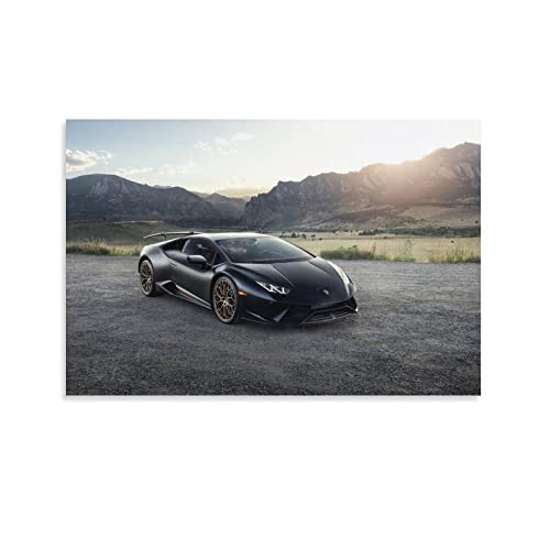 Supercar Poster Schwarz Lamborghini Huracan Poster Dekorative Malerei Leinwand Wandkunst Wohnzimmer Poster Schlafzimmer Gemälde 30 x 45 cm Supercar Poster Schwarz Lamborghini Huracan Poster Dekorative Malerei Leinwand Wandkunst Wohnzimmer Poster Schlafzimmer Gemälde 30 x 45 cm von IFER