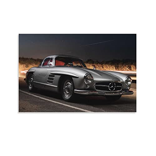 Vintage Auto Poster 1955 Mercedes Benz 300 SL Poster Dekorative Malerei Leinwand Wandkunst Wohnzimmer Poster Schlafzimmer Gemälde 40 x 60 cm Vintage Auto Poster 1955 Mercedes Benz 300 SL Poster Dekorative Malerei Leinwand Wandkunst Wohnzimmer Poster Schlafzimmer Gemälde 40 x 60 cm von IFER