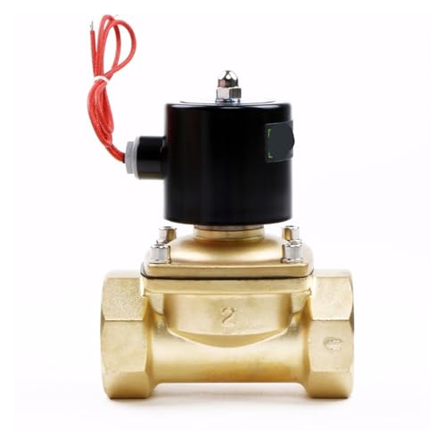 1 Stück 2 Zoll elektrisches Magnetventil aus Messing, 24 V DC, normalerweise offen, NPT- oder G-Gewinde(NPT_9V) von IFFSUEVL