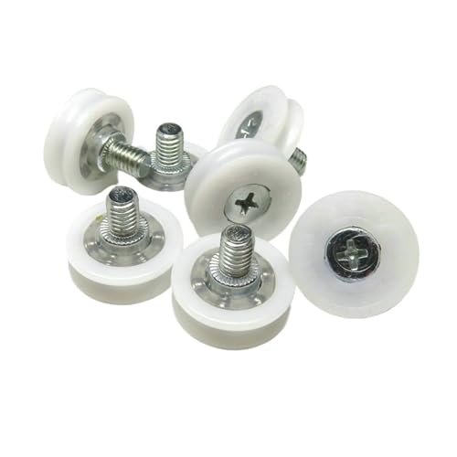 10 Stück Außendurchmesser 22 mm POM U-Rillenführungsrad DU22 C2L8W7M6 Schubladen-Rundschiene Kunststofflagerrad DR19 DO19 DR22 DR26 DR28 DR30(DR19-C1L8W6M6) von IFFSUEVL