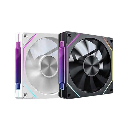 12CM ARGB-Lüfter for Computergehäuse mit hoher Luftmenge und Dual-Modus-Auswahl(5 PCS,WT REGULAR) von IFFSUEVL