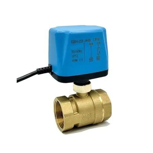 1PCS 1/2" 3/4" 1" 1-1/4'' 2" Normalerweise offen/normalerweise geschlossen kugel ventil 220V 12V 24V zwei-draht messing kugel ventil(1/2",220VAC_NORMALLY CLOSED) von IFFSUEVL