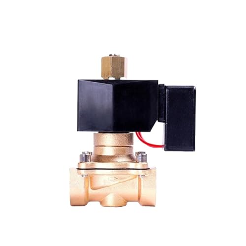 1PCS 1/2" energiesparendes normalerweise offenes Magnetventil Messing-Umschaltventil Wasserventil 220V 12V 24 Stunden Einschalten ohne Hitze(NPT_12VDC) von IFFSUEVL