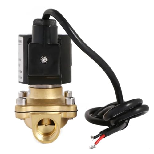1PCS 1" IP 67 Messing Elektrisches Magnetventil Unterwasser 110V AC Normalerweise Geschlossen(G_110V) von IFFSUEVL