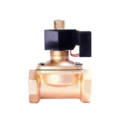 1PCS 3/8" 1/2" 1" 2" Energiesparendes normalerweise offenes Magnetventil Messing-Umschaltventil Wasserventil 240VAC 24 Stunden Einschalten ohne Hitze(2",NPT_240VAC) von IFFSUEVL