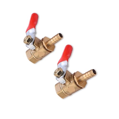 1PCS 6 8 10 12mm Schlauch Barb 1/8'' 1/2'' 1/4'' Weibliche Fitting Kupfer Fitting Koppler Adapter Messing barb Ball Ventil(1/8",10mm) von IFFSUEVL