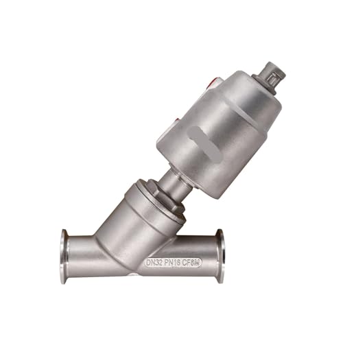 1PCS Antrieb Kugelhahn Edelstahl angetrieben Eckventil Innengewinde pneumatisches Dampfventil Magnetventil Ventilgruppe(1/2",THREAD) von IFFSUEVL