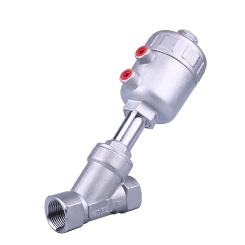 1PCS DN-Serie Hochtemperatur-Korrosionsbeständiges Dampf-Pneumatikventil Y-Typ-Innengewinde-Winkelsitzventil.(DN10 Stainless steel) von IFFSUEVL