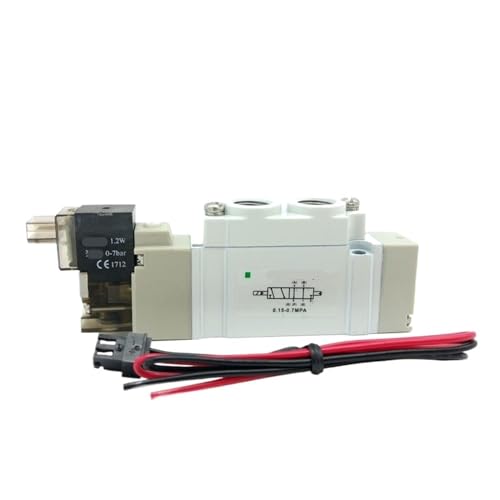 1PCS SY 5000 mini magnetventil G 1/8 DC24V AC220V NC zwei-position fünf-wege drei-position fünf-wege typ automatisierung(SY5320 G1-8 3-5 Way,AC220V) von IFFSUEVL