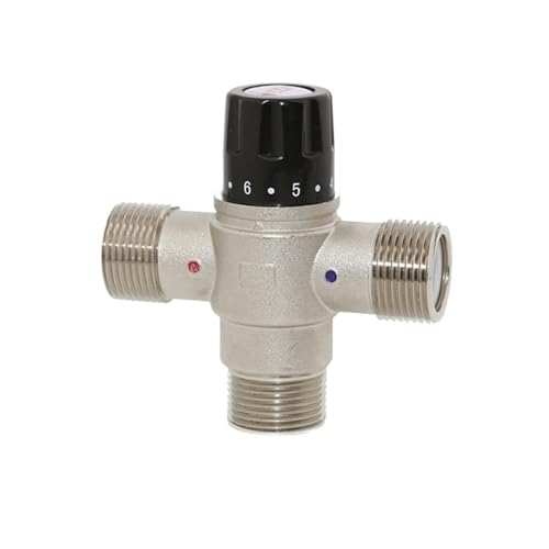 1PCS messing 1 "DN25 solar wasser heizung thermostat ventil automatische anti-verbrühungen thermostat wasser mischventil von IFFSUEVL