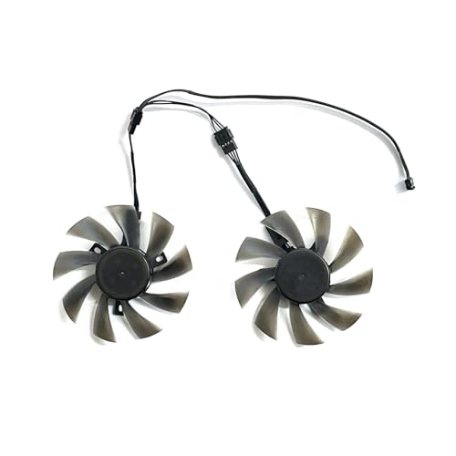 2 Stück 85 mm FDC10H12S9-C GA91S2U 4-poliger Dual-Grafikkarten-Lüfter(Double ball fan) von IFFSUEVL