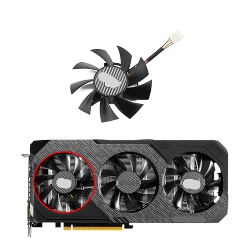 75 mm 7-poliger FD8015U12D GTX1660 RX5700-Grafikkarten-Lüfter(A-Fan) von IFFSUEVL