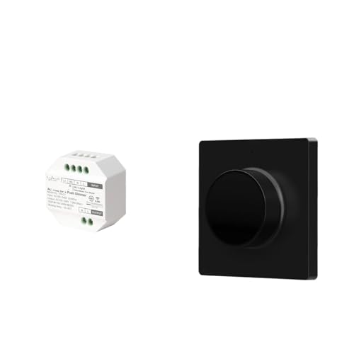 IFFSUEVL 1PCS/1SET Push-Dimmer Push-Dimmer/K1 Drehschalter Panel Fernbedienung geeignet for Monochrome Lampe AC110V-220V(K1 and TRI-C1 kit 1) von IFFSUEVL