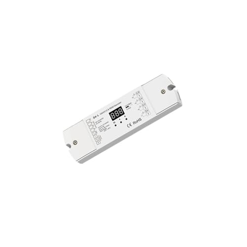 IFFSUEVL 1PCS AC100-240V LED-Touchscreen DMX-Hauptcontroller-Dimmer 4-Zonen-Dimmung/Farbtemperatur/RGB/RGBW/RGB+CCT for LED-Lichtleisten(D4-L) von IFFSUEVL