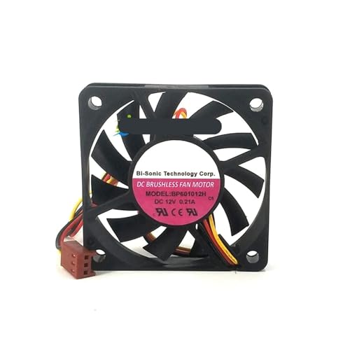 IFFSUEVL Server-Lüfter DC12V 0,21A 60x60x10mm 6010 von IFFSUEVL
