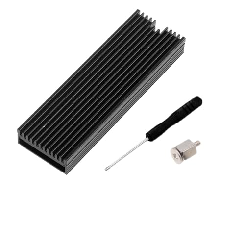 M2 2280 SSD-Festplatte Aluminium-Kühlkörper mit Wärmeleitpad-Kühlkörper(Black B) von IFFSUEVL