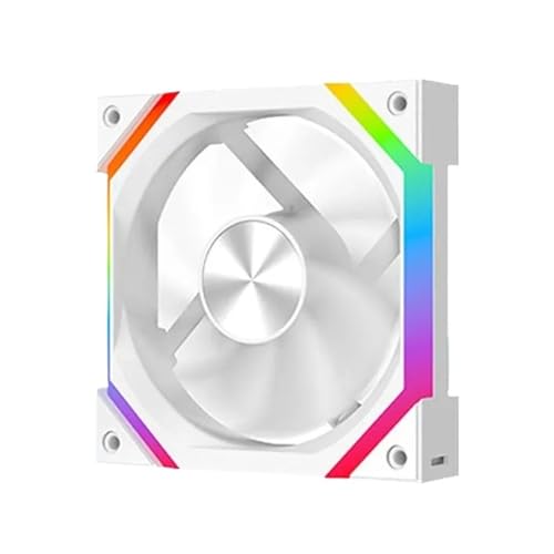 ZF-120 12V Computergehäuselüfter 12cm ARGB 4-poliger Lüfter(White REVERSED) von IFFSUEVL