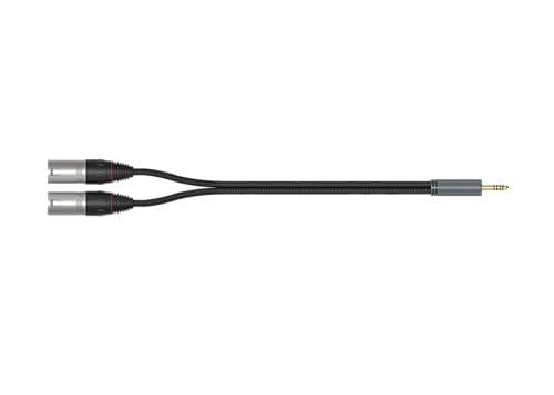 iFi 4,4 mm auf XLR-Kabel SE – symmetrisches auf Dual-XLR-Steckerkabel | sauerstofffreie Kupferleiter | RFI/EMI-Rauschschutz | vergoldete Stecker | RoHS-konform iFi 4,4 mm auf XLR-Kabel SE – symmetrisches auf Dual-XLR-Steckerkabel | sauerstofffreie Kupferleiter | RFI/EMI-Rauschschutz | vergoldete Stecker | RoHS-konform von IFI
