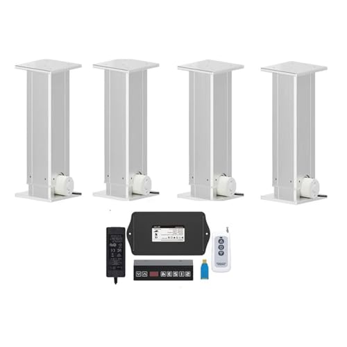 4-teilige elektrische Hubsäule mit Synchronregler-Set (1V4) 350MM~800MM Hub 800kg Tragkraft(750kg load 3.3mms,350mm stroke) von IFXAVJWSQ