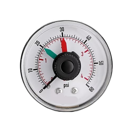 Poolfilter-Druckmessgerät, 1/4" NPT, Rückmontage 0-60 PSI mit PTFE- Poolfilter-Druckmessgerät, 1/4" NPT, Rückmontage 0-60 PSI mit PTFE- von IFXAVJWSQ