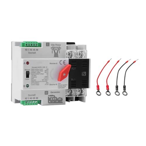 ATS Fotovoltaico Switcher AC100A Solarschalter Automatische Übertragung W2R 2P 220V Doppel-Versorgung geeignet für UPS Industrie und Haushalt ATS Fotovoltaico Switcher AC100A Solarschalter Automatische Übertragung W2R 2P 220V Doppel-Versorgung geeignet für UPS Industrie und Haushalt von IGEYAPA