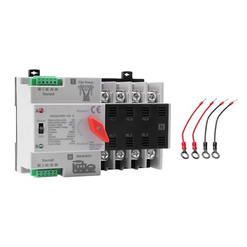 ATS Photovoltaikschalter AC100A Automatischer Solarschalter Übertragung W2R 4P 220V Doppelstromversorgung geeignet für industrielle und häusliche USV ATS Photovoltaikschalter AC100A Automatischer Solarschalter Übertragung W2R 4P 220V Doppelstromversorgung geeignet für industrielle und häusliche USV von IGEYAPA
