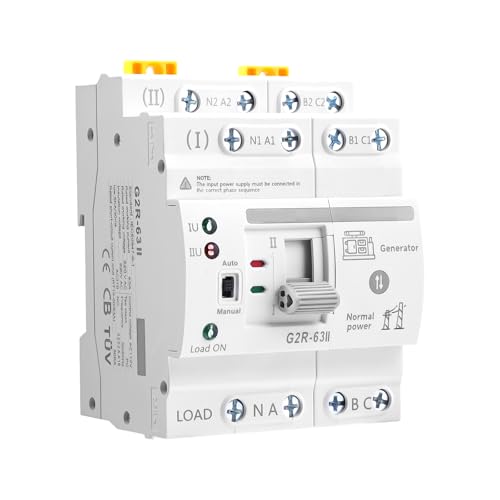 IGEYAPA Schalter Automatischer Transfer 4P 63A 110V Dual Power ATS Photovoltaico Schalter 2 Positionen Doppelspeisung für Haushalts- und Industrieanlagen - CE-Zertifikat IGEYAPA Schalter Automatischer Transfer 4P 63A 110V Dual Power ATS Photovoltaico Schalter 2 Positionen Doppelspeisung für Haushalts- und Industrieanlagen - CE-Zertifikat von IGEYAPA