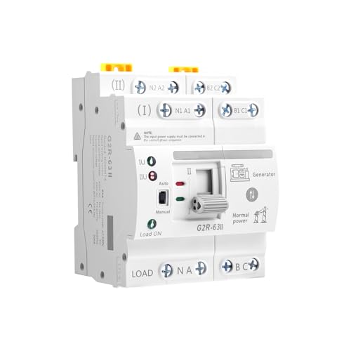 Netzvorrangschaltung Dual Power Automatic Transfer Switch 4P 63A 220V Dual Power ATS Photovoltaico Schalter 2 Positionen Notstrom Umschalter-Doppelspeisung für Haushalts und Industrieanlagen Netzvorrangschaltung Dual Power Automatic Transfer Switch 4P 63A 220V Dual Power ATS Photovoltaico Schalter 2 Positionen Notstrom Umschalter-Doppelspeisung für Haushalts und Industrieanlagen von IGEYAPA