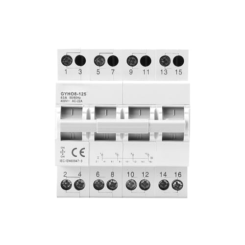 Manueller Transferschalter ATS 4P 63A 415V 2-Positionen-Schalter für Duale Stromversorgung, DIN-Schiene, geeignet für industrielle und häusliche Verwendung Manueller Transferschalter ATS 4P 63A 415V 2-Positionen-Schalter für Duale Stromversorgung, DIN-Schiene, geeignet für industrielle und häusliche Verwendung von IGEYAPA