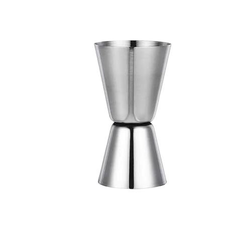 Cocktail-Shaker, Cocktail-Maker-Set, Edelstahl-Cocktail-Shaker 15/30 ml oder 20/40 ml oder 25/50 ml Messbecher Dual Shot Drink Spirit Measure Jigger Cocktail-Set(20ml 40ml) von IGGLL