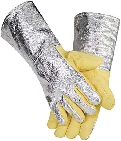 Hitzebeständige Handschuhe, hitzebeständige Handschuhe, Isolierhandschuhe, verdickt, hitzebeständig und verschleißfest, for den Industriebereich Hitzebeständige Handschuhe, hitzebeständige Handschuhe, Isolierhandschuhe, verdickt, hitzebeständig und verschleißfest, for den Industriebereich von IGGLL