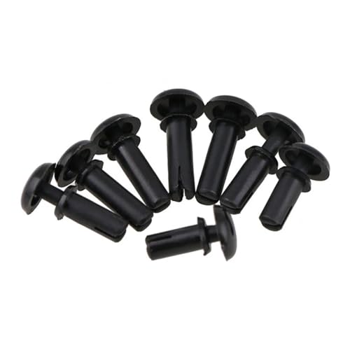 Kunststoff-Nylon-Niet-Zierklemme, 50 Stück R3570 - R5075 Nylon R-Typ Expansionsnietmutter Klemmschraube Nagelbefestigungsschnalle for PC-Platinen-Hardware-Befestigungselemente(R4090) von IGGLL