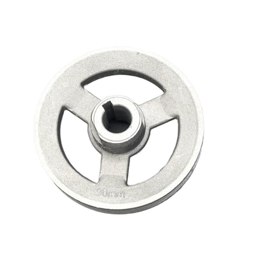 Motorriemenscheibe, V-Typ-Steuerscheibe Nähmaschine Flache Overlock-Kupplung Motorantriebsscheibe 1 Stück(95mm) von IGGLL