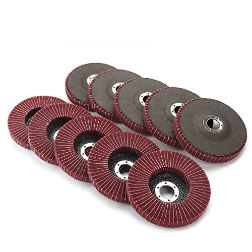 Polierpad-Set, 125 mm Nylonfaser-Lamellenpolierscheibe, kreisförmige Schleifscheibe, Körnung 240 for Winkelschleifer, Holz-Metall-Polierscheibenpad Polierpad-Set, 125 mm Nylonfaser-Lamellenpolierscheibe, kreisförmige Schleifscheibe, Körnung 240 for Winkelschleifer, Holz-Metall-Polierscheibenpad von IGGLL