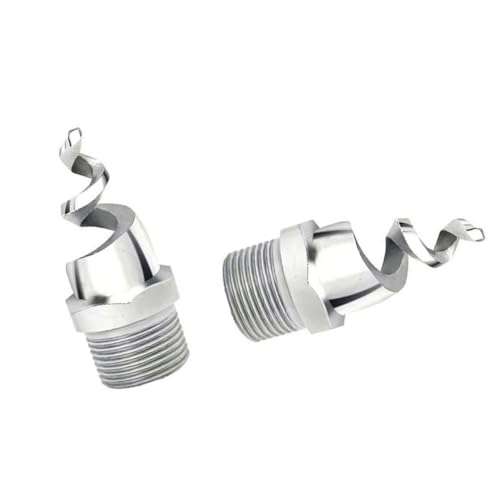 Spitzen for Waschdüsen, Spiralzerstäuberdüse aus Edelstahl, 90 und 120 Grad, 1/4 bis 2 Zoll, Packung mit mehreren Verpackungsoptionen(90°(1.2 Inch 316 Stainless Steel),5pcs) von IGGLL