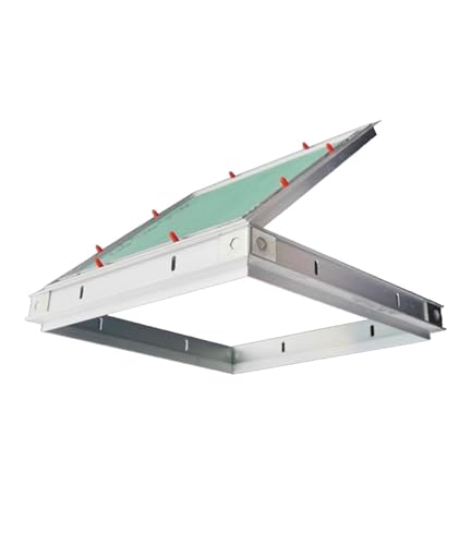 Zugangsklappe for Gipskartonplatten, for Trockenbaudecken, Zugangstür for Gipskartondecken, Inspektion von überstreichbaren Trockenbauwänden(L10.8xW10.8in/27.5x27.5cm) von IGGLL