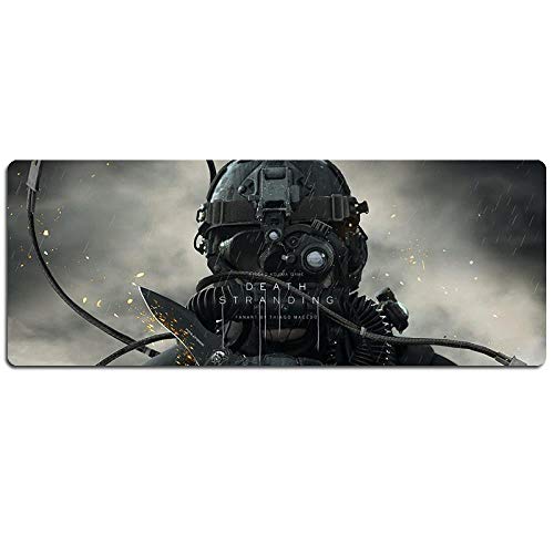 Maus pad DeathStranding Geschwindigkeits-Spiel Mauspad |XXL Mousepad | 800 x 300mm Großformat | 3 mm Dicke Basis | Perfekte Präzision und Geschwindigkeit, G von Hemore