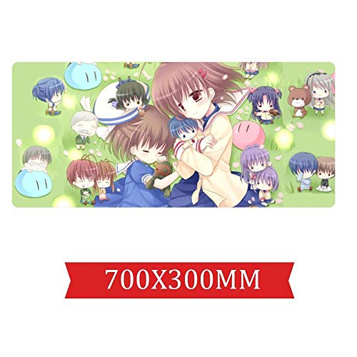 Mauspad Clannad Geschwindigkeits-Spiel Mauspad |XXL Mousepad | 700 x 300mm Großformat | 2 mm Dicke Basis | Perfekte Präzision und Geschwindigkeit, O. von IGIRC