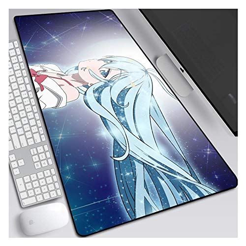 IGIRC Mauspad Das Bürogeschenk des Mädchens Geschwindigkeits-Spiel Mousepad |XXL Mousepad | 900 x 400mm Großformat | 3 mm Dicke Basis | Perfekte Präzision und Geschwindigkeit, S von IGIRC