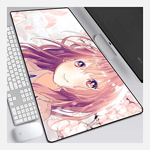Mauspad Die Form der Stimme 900X400mm Mauspad, Perfekte Präzision und Geschwindigkeit Gaming Mouse Mat mit 3 mm starker Unterseite, für Notebooks, PC, C von IGIRC