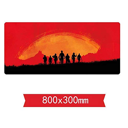 IGIRC Mauspad Einlösungs-Geschwindigkeits-Spiel Mauspad |XXL Mousepad | 800 x 300mm Großformat | 2 mm Dicke Basis | Perfekte Präzision und Geschwindigkeit, C von IGIRC