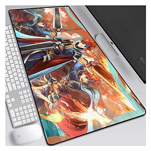 IGIRC Mauspad Fire Emblem Heroes Perfekte wasserdichte Schicht, 800 x 300 mm Mauspad, Gummibeschaffenheit Unterseite, 3 mm Dicke Basis Mousepad, Höchste Präzision und Geschwindigkeit, P von IGIRC