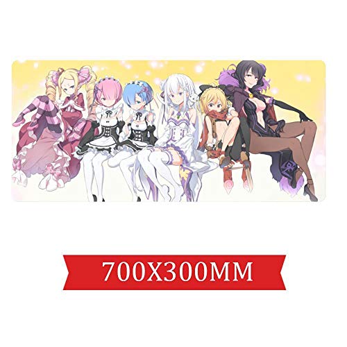 Mauspad Geheimnisvolles Weltgeschwindigkeits-Spiel Mousepad |XXL Mousepad | 700 x 300mm Großformat | 2 mm Dicke Basis | Perfekte Präzision und Geschwindigkeit, C von Hemore