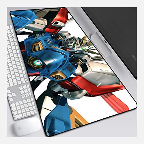 IGIRC Mauspad Gundam 800X300mm Mauspad, Perfekte Präzision und Geschwindigkeit Gaming-Mauspad mit 3 mm starker Unterseite, für Notebooks, PC, P von Hemore