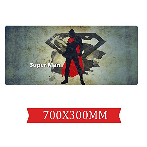 IGIRC Mauspad Herren-Spielmatte 700X300mm Mauspad, Extended XXL Large Professional Gaming Mouse Mat mit 3mm starker Basis, für Notebooks, PC, D von IGIRC
