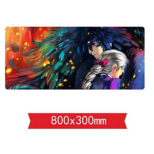 Mauspad Heulens bewegliches Schloss-Geschwindigkeits-Spiel Mauspad |XXL Mousepad | 800 x 300mm Großformat | 2 mm Dicke Basis | Perfekte Präzision und Geschwindigkeit, P von Hemore