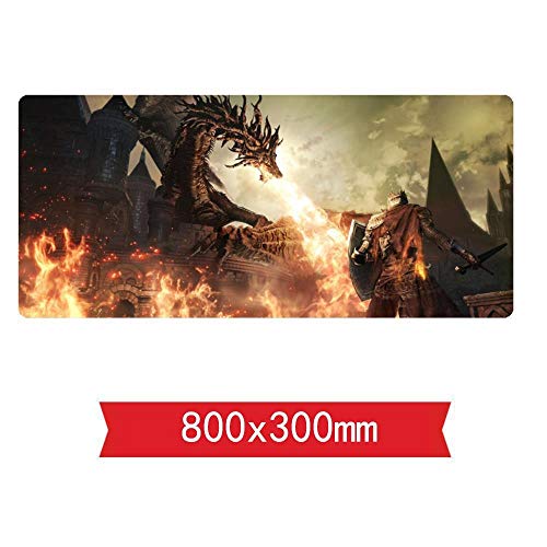 Mauspad Jungen Tischset 800X300mm Mauspad, Speed ​​Gaming Mousepad, Erweitertes XXL großes Mousemat mit 2mm starker Basis, für Notebooks, PC, E von IGIRC