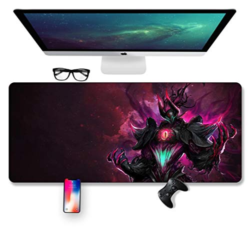 Mauspad Kämpfe jetzt! Junge 700X300mm Mauspad, Speed ​​Gaming Mousepad, Erweitertes XXL großes Mousemat mit 2mm starker Basis, für Notebooks, PC, F von Hemore