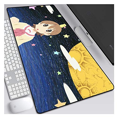 IGIRC Mauspad Kreativer Anime 800 x 300mm Mauspad, Glatte Texturoberfläche Mousepad, Bestes Präzisionserlebnis, 3 mm Dicke Basis, Begleiter für Laser und optische Mäuse, C von IGIRC